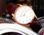 Perfect Replica IWC Portofino White Pure Dial Rose Gold Case 40mm Men's Watch